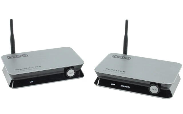 Sistema digital de audio/vídeo de 2.4 GHz König