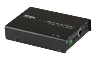 HDMI Audio/Vídeo + Alargador inalámbrico Ethernet sobre un CAT5e/6 (100 ml)