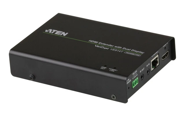 HDMI Audio/Vídeo + Alargador inalámbrico Ethernet sobre un CAT5e/6 (100 ml)