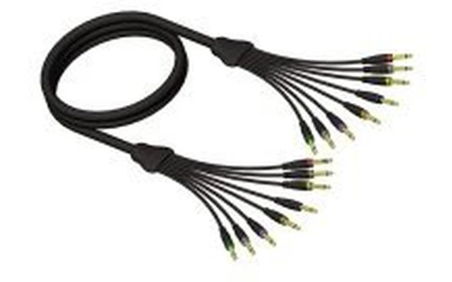 Multicore 8-canales Jack 6.3 mm mono a Jack 6.3 mm mono 5m