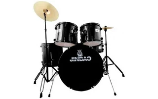 Jinbao P1103BK - Batería acústica color Negro
