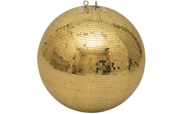 EUROLITE Set Bola de espejos 50cm dorada con soporte y funda trípode negra