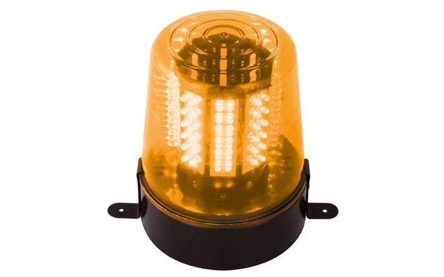 Luz rotativa con LEDs - color Naranja
