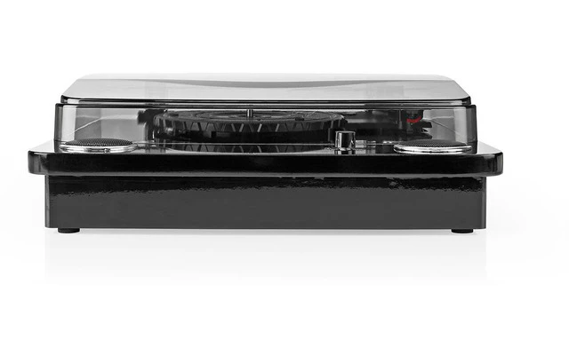 Tocadiscos 18 W - Bluetooth - Conversión de USB - Cubierta para el polvo - Negro