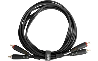 UDG Ultimate Audio Cable Set RCA - RCA Black Straight 3 metros