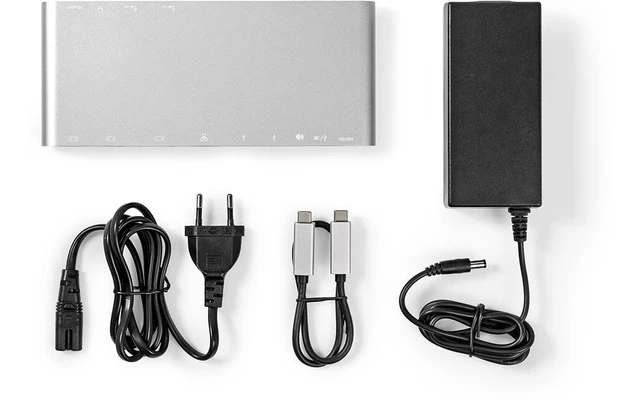 Adaptador USB - USB 3.2 Gen 1 - USB-C - DisplayPort / HDMI  / RJ45 