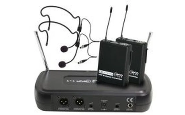 LD Systems ECO 2X2 BPH 2 - Sistema inalámbrico con 2 Petacas y 2 Diademas