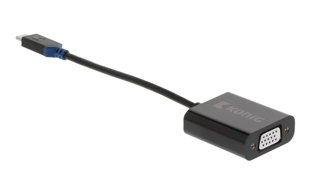 Cable adaptador de USB 3.1 C macho a VGA hembra de 0,15 m