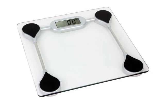 BALANZA DE BAÑO DIGITAL - PLATAFORMA DE CRISTAL TEMPLADO 150kg