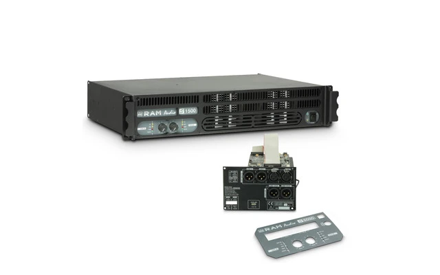 Ram Audio S 1500 DSP Amplificador de PA 2 x 880 W 2 Ohmios con Módulo DSP