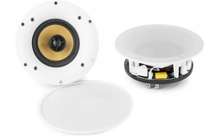 Power Dynamics WCS50 Conjunto activo de altavoces de techo con WIFI/Bluetooth 100W 5,25"