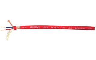 JB Systems MC-01 Rojo - Bobina para micrófonia 100 metros 