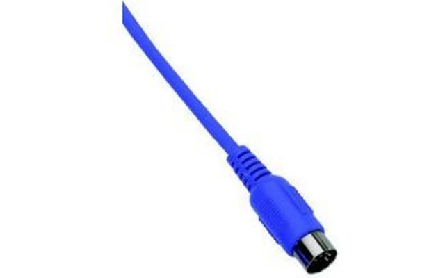 Adam Hall - Cable económico MIDI 6m Azul