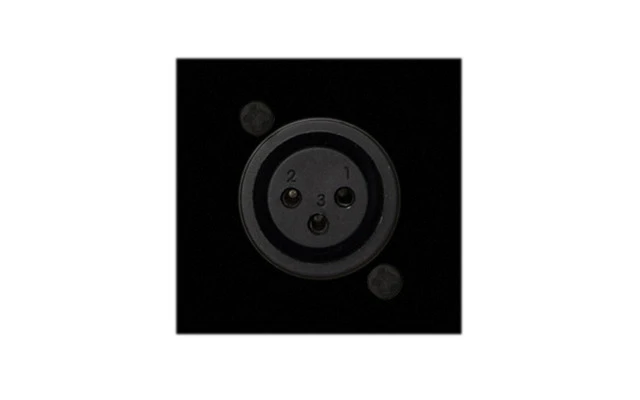 Audac WMI 18 B Unidad de Entrada de Micro embutida en Pared (45 x 45 mm) negra