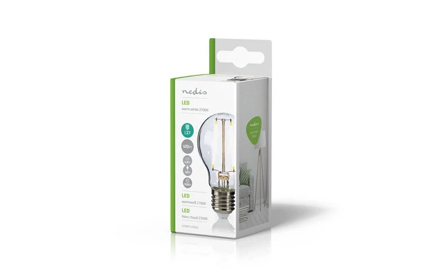 Bombilla de Filamento LED E27 de Estilo Retro - A60 - 4,6 W - 470 lm