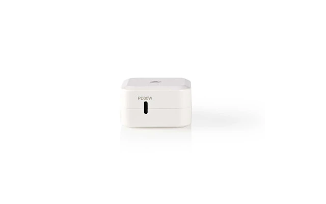 Cargador de Pared - 3,0 A - USB-C - Power Delivery 30 W - Blanco - Nedis WCPD30W100WT