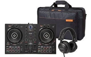 Hercules Inpulse 300 + Ibiza Sound DJH 100 + Maleta de transporte