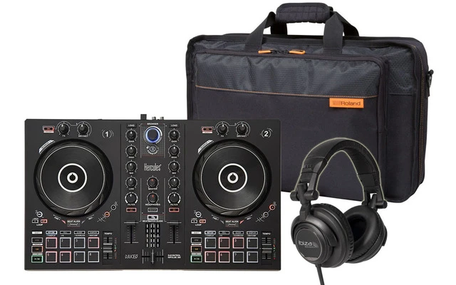 Hercules Inpulse 300 + Ibiza Sound DJH 100 + Maleta de transporte