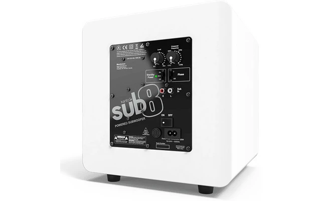 Kanto Sub8 Vinyl Matte White