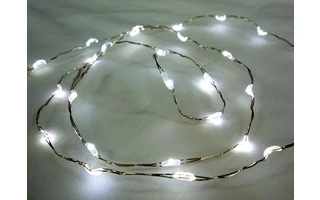 Cadena de luz con LEDs - Color blanco cálido - 30 LEDs