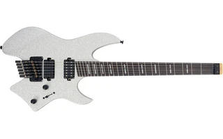 Sire Guitars X6 Headless 6 Silver Sparkle
