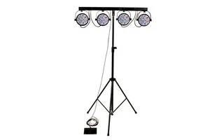 Mini juego de iluminación LED PAR - 4x 75 LEDs - 10mm