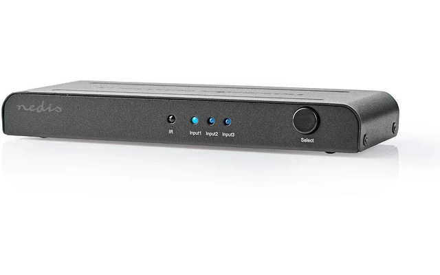 Conmutador HDMI™ - 3 Puertos - 3x Entradas HDMI™ - 1x Salida HDMI™ - 4K2K a 60 FPS / HDCP 2.2 - 