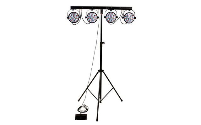 Mini juego de iluminación LED PAR - 4x 75 LEDs - 10mm