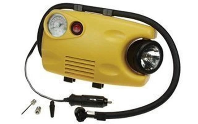 Compresor de aire (260 PSI) con  manómetro y lámpara
