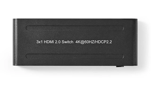 Conmutador HDMI™ - 3 Puertos - 3x Entradas HDMI™ - 1x Salida HDMI™ - 4K2K a 60 FPS / HDCP 2.2 - 