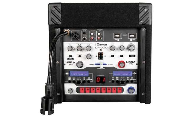 DJ Tech - Party Box con doble reproductor USB/SD/MMC