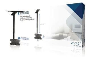 Soporte de televisión techo 26-42”/ 66-107 cm - 30 kg