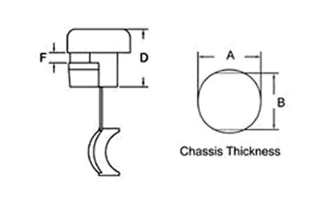 PASACABLES PARA CABLE PLANO / 3 x 5,6mm