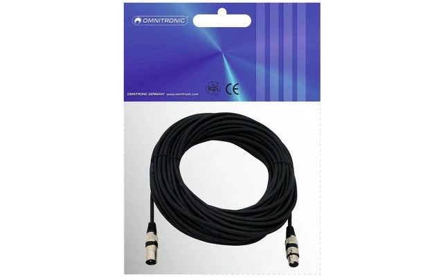 Omnitronic Cable XLR de 3 pines 25 metros