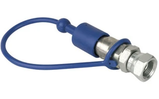 Showtec CO2 3/8 to Q-Lock adapter male