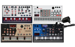 Korg Drum + Korg Modular + Korg Sample 2 + Korg Nubass + Alimentador KA350