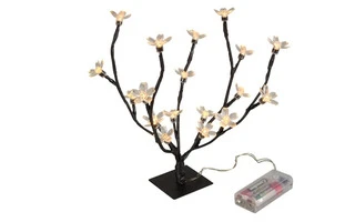 Árbol de navidad con flores LED