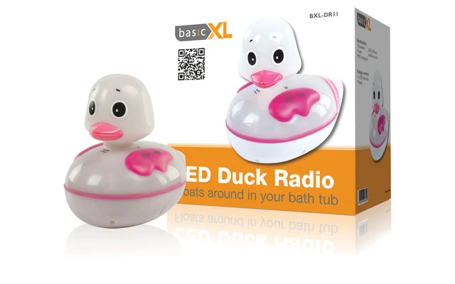 Radio en forma de pato de ducha con LED
