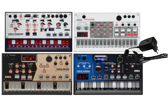 Korg Drum + Korg Modular + Korg Sample 2 + Korg Nubass + Alimentador KA350
