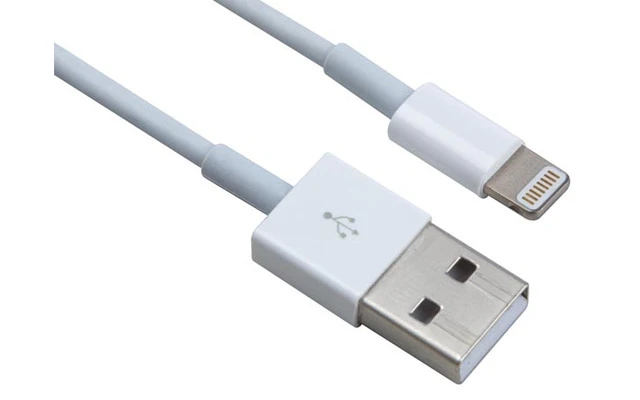 CABLE USB 2.0 A MACHO A LIGHTNING (8P, MACHO) - COLOR BLANCO - 1 m