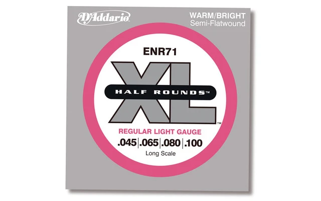 DAddario ENR71 - XL Half Rounds Regular Light