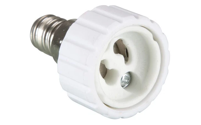 ADAPTADOR DE CASQUILLO E14 A GU10