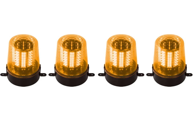 Luz rotativa con LEDs color Naranja - 4x VDLLPL01