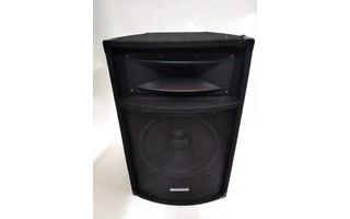 Caja acústica profesional negra de 2 vías , 15" - 600Watt Max - Stock B