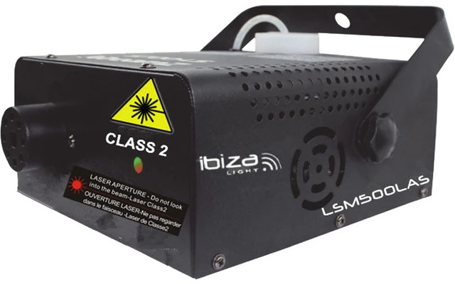 Maquina de humo 500W + Láser Rojo y Verde 130mW