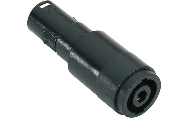Adaptador compatible Speakon 4 Pines a XLR macho