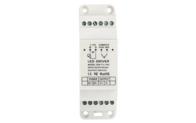 Dimmer LED para carril DIN - 1 canal