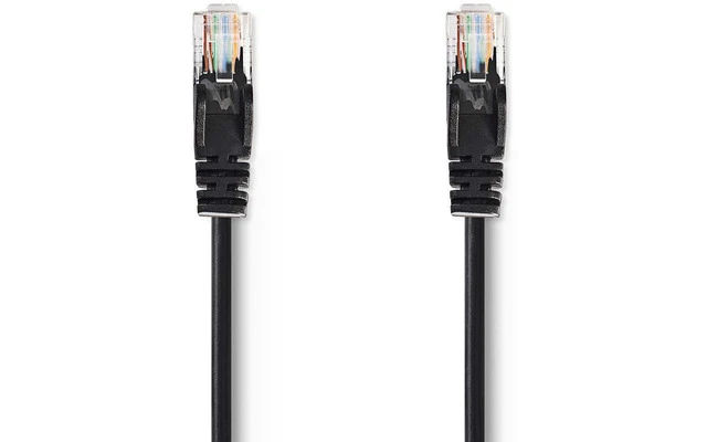 Cable de Red CAT5e UTP - RJ45 Macho - RJ45 Macho - 5,0 m - Negro