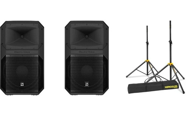 Pack Pareja Electro Voice EVIVA 15P Con Trípode