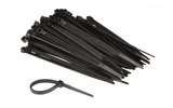 Juego con cadenetas de Nylon - 4.6 x 120 mm - Color Negro 100 uds